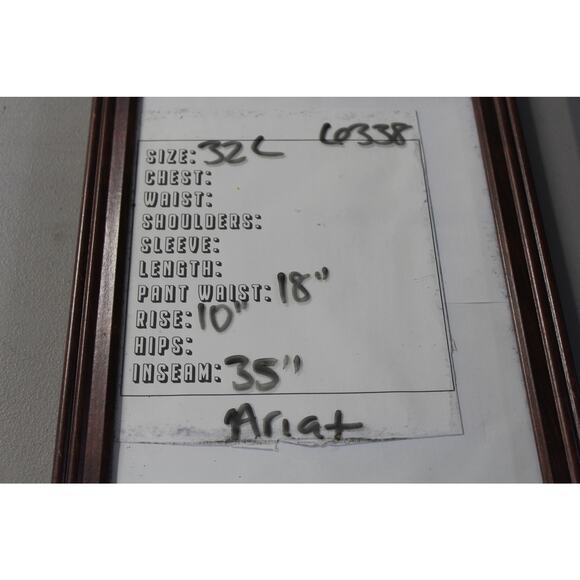 Ariat Trouser Jeans Women’s 32L Blue Denim Mid Rise Bootcut Stretch Western - Picture 6 of 6